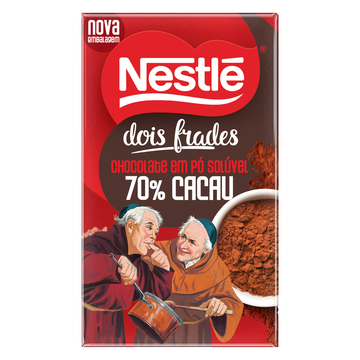 Chocolate em Pó Solúvel 70% Cacau Nestlé Dois Frades Caixa 200g