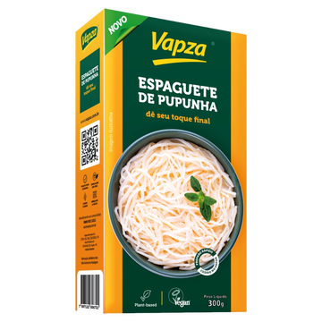 Espaguete de Pupunha Cozido no Vapor Vapza Caixa 300g