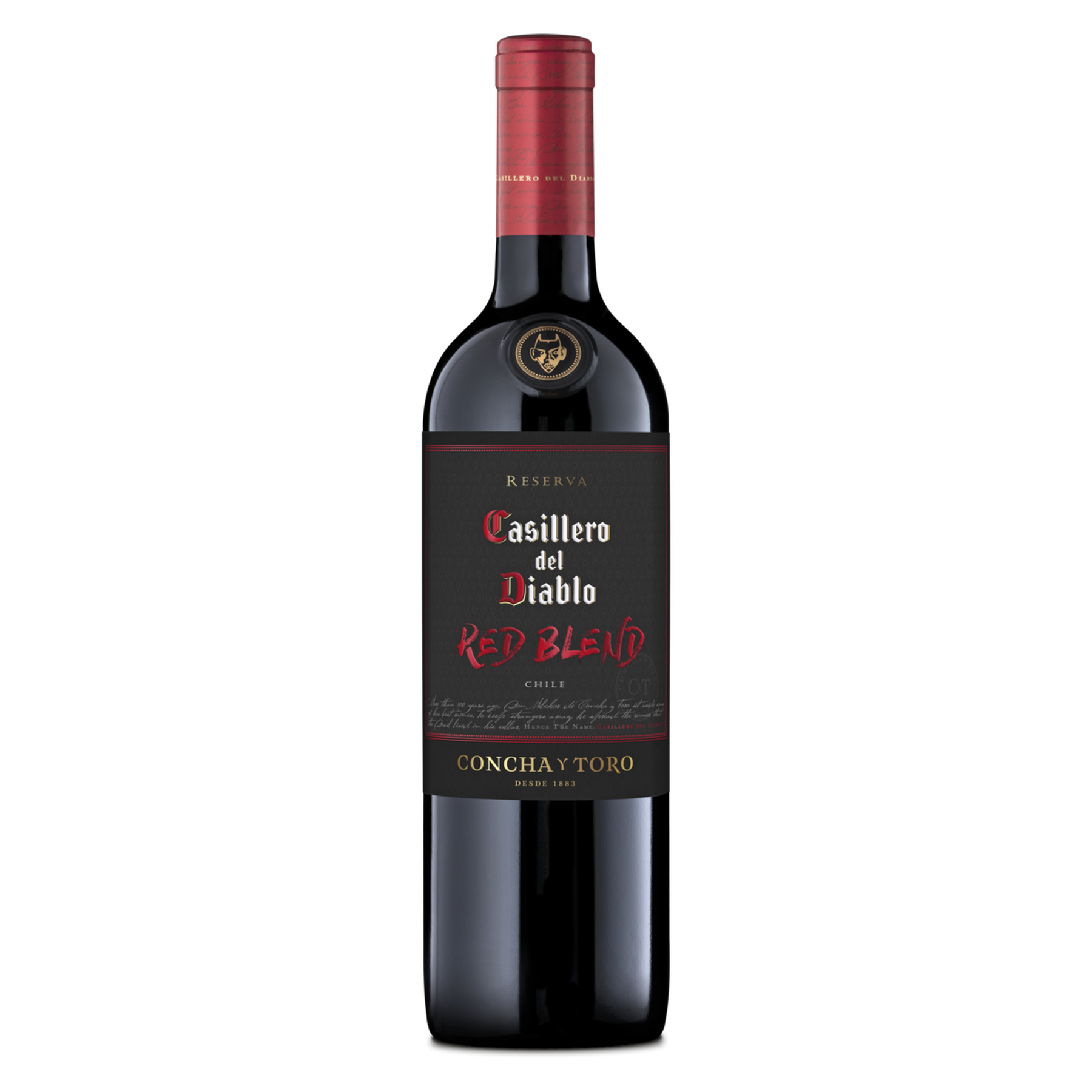 Vinho Tinto Meio Reserva Red Blend Casillero del Diablo Concha y Toro Garrafa 750ml