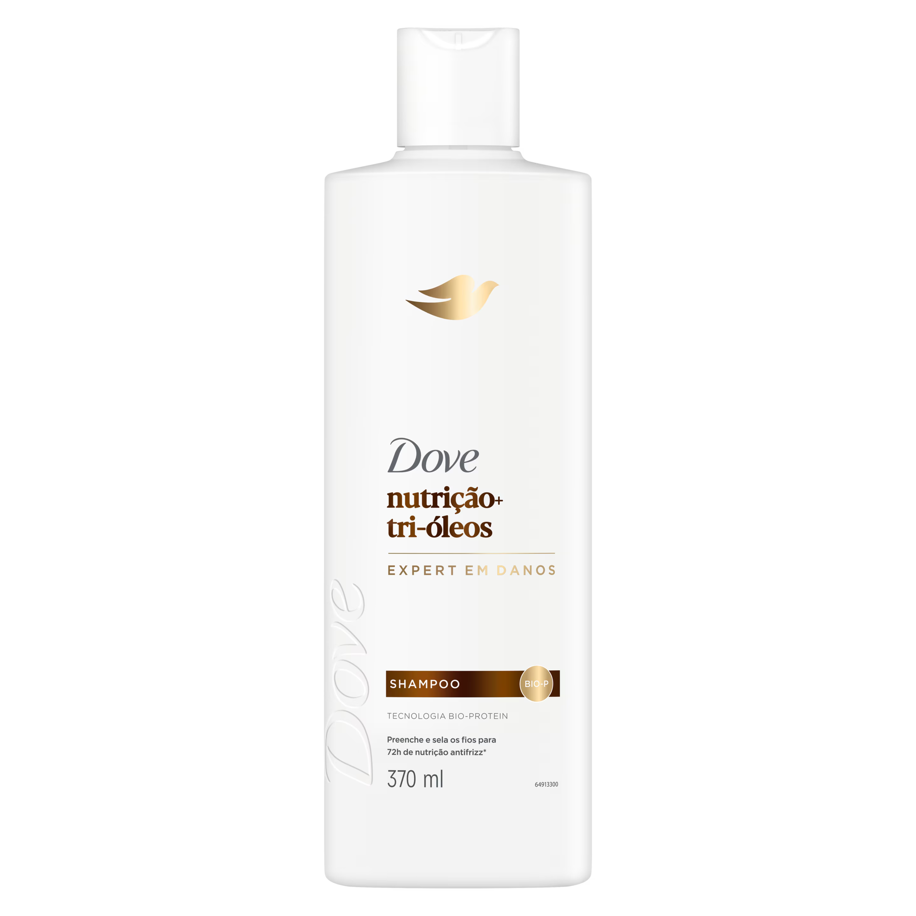 Shampoo Dove Nutri&ccedil;&atilde;o + Tri-&Oacute;leos Frasco 370ml