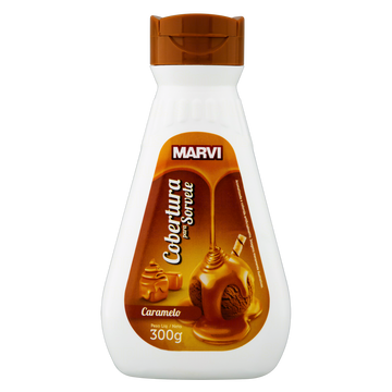 Cobertura para Sorvete Caramelo Marvi Squeeze 300g