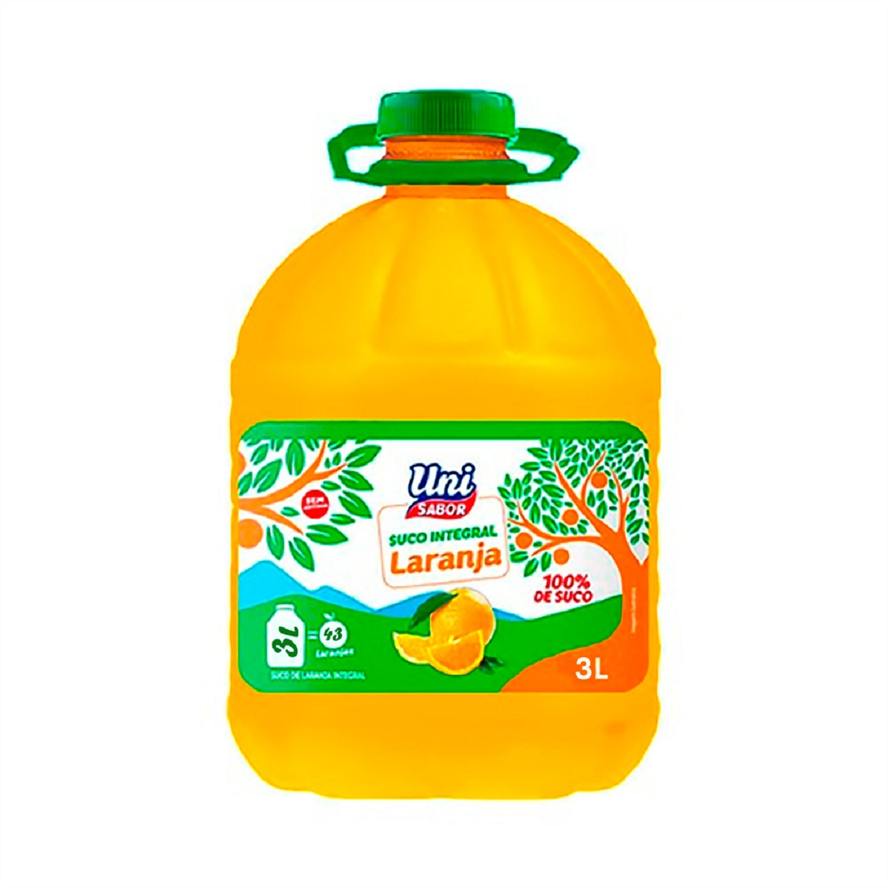 Suco Integral Laranja Uni Sabor Galão 3l