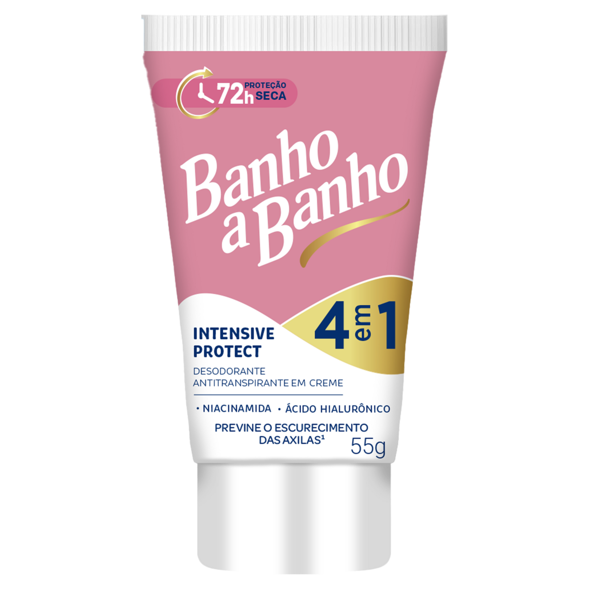 Antitranspirante em Creme Intensive Protect 4 em 1 Banho a Banho Bisnaga 55g