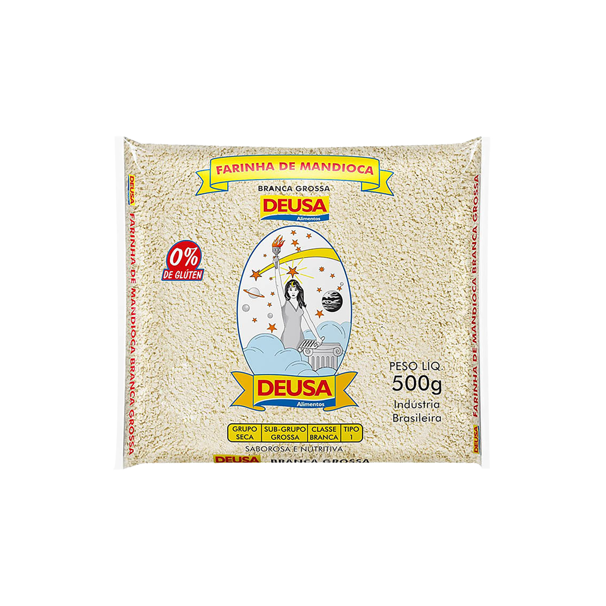 Farinha Mandioca Branca Grossa Deusa 500g