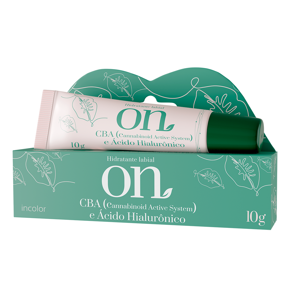 Hidratante Labial CBA e &Aacute;cido Hialur&ocirc;nico On Caixa 10g