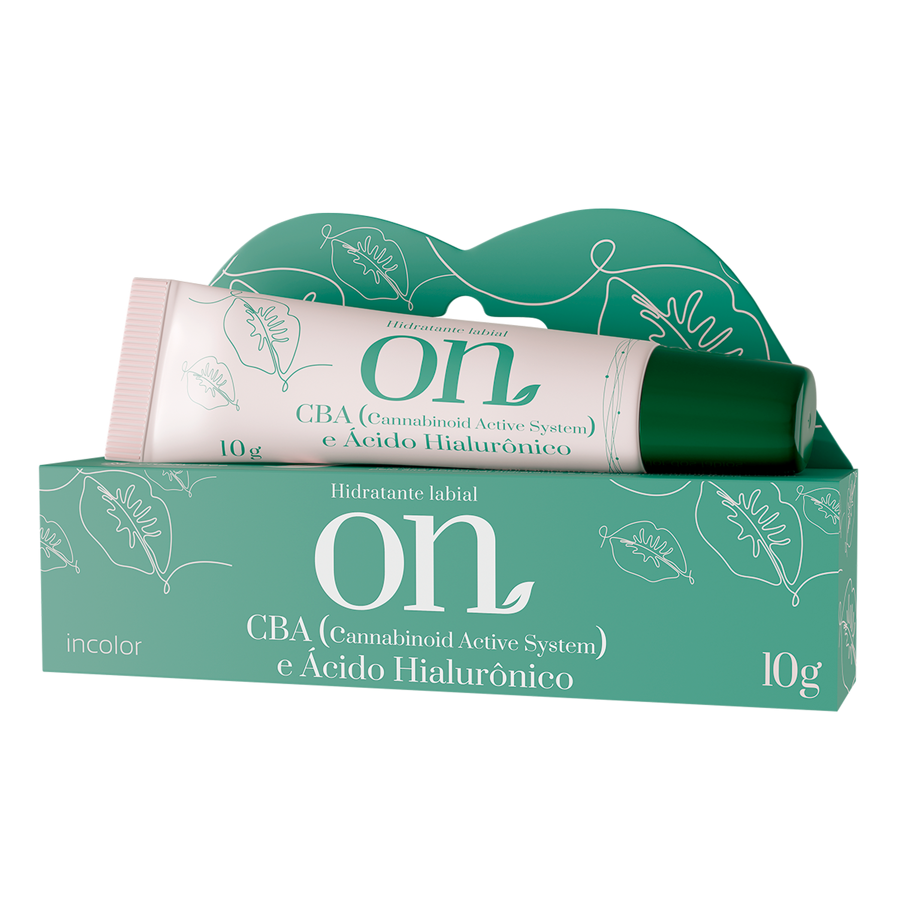 Hidratante Labial CBA e &Aacute;cido Hialur&ocirc;nico On Caixa 10g