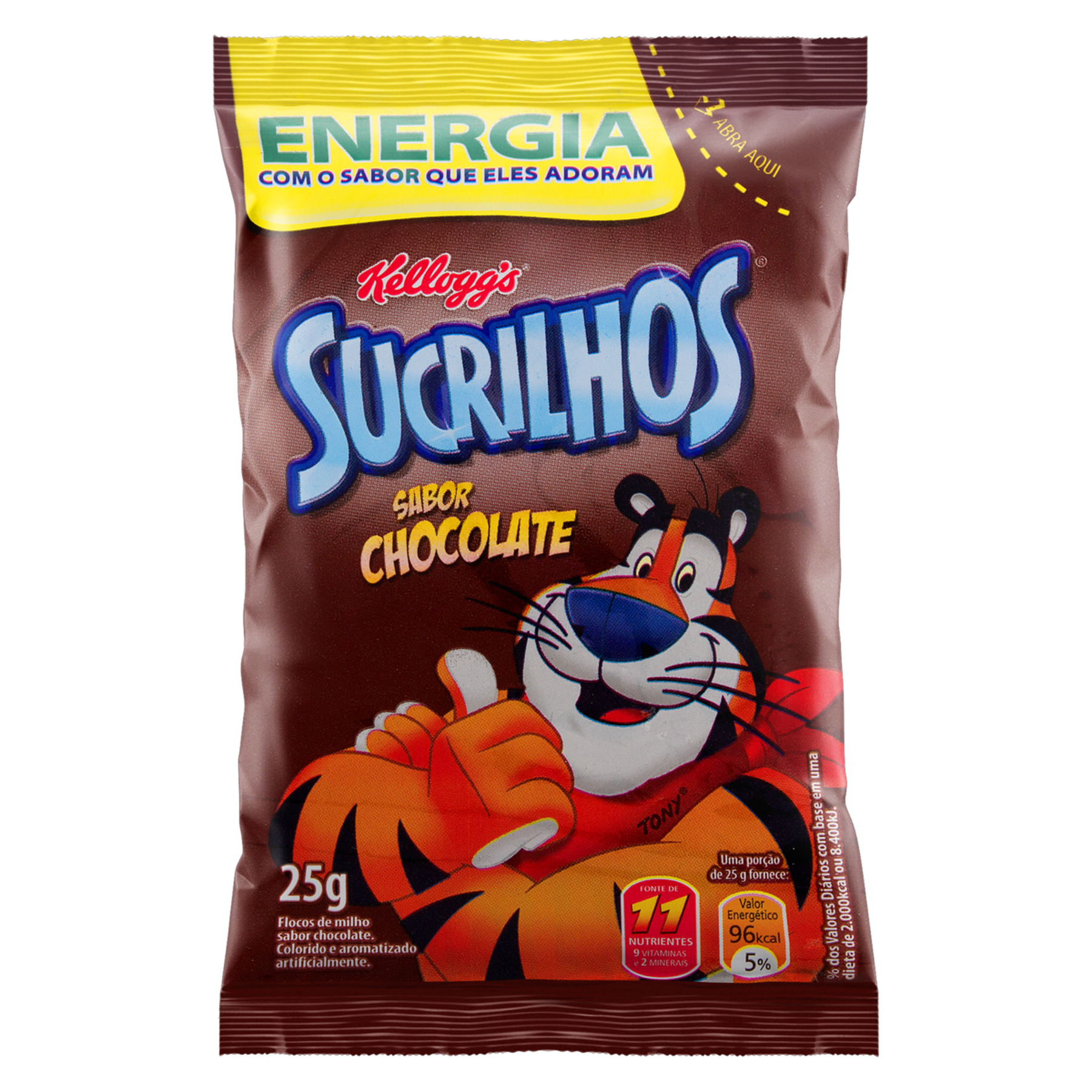 Cereal Matinal Chocolate Kelloggs Sucrilhos Pacote 25g