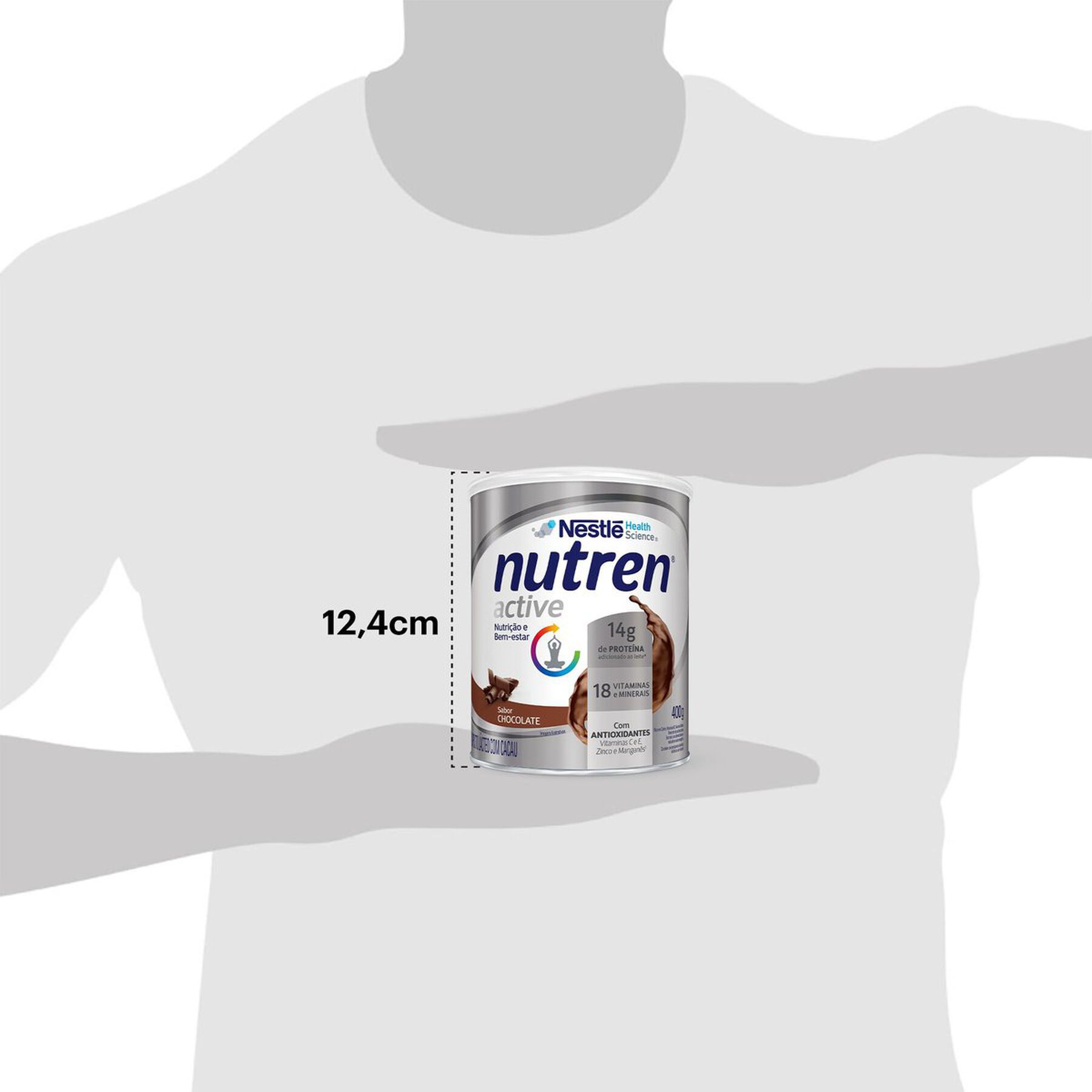 Complemento Alimentar Nutren Active Chocolate 400g&nbsp;