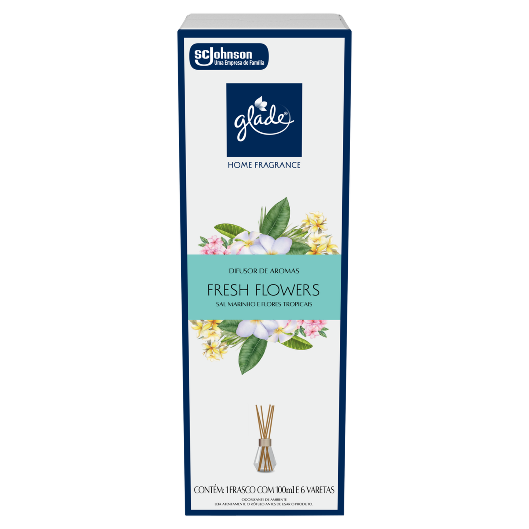 Difusor de Aromas Fresh Flowers Glade Home Fragrance Caixa 100ml