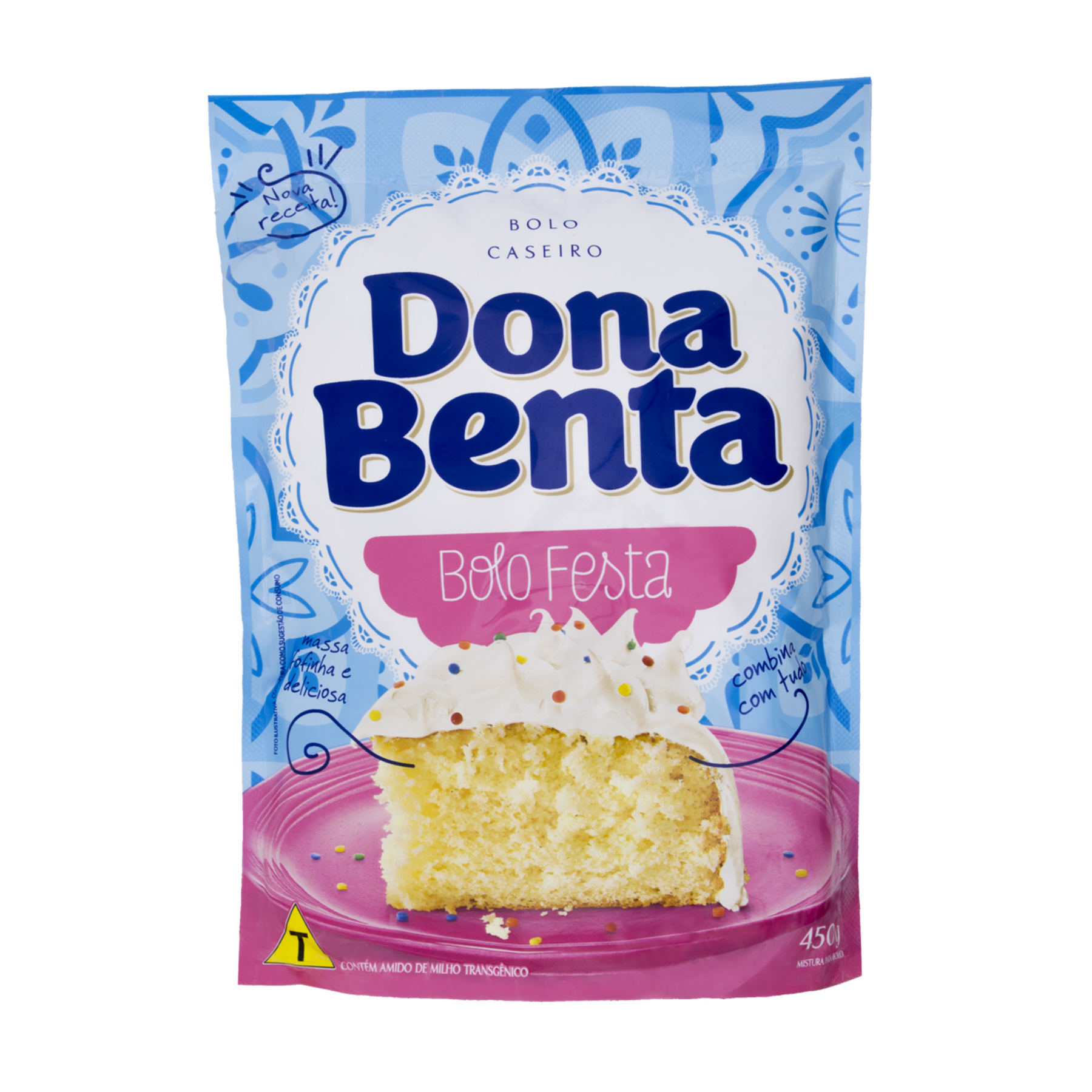 Mistura para Bolo Festa Dona Benta Sachê 450g