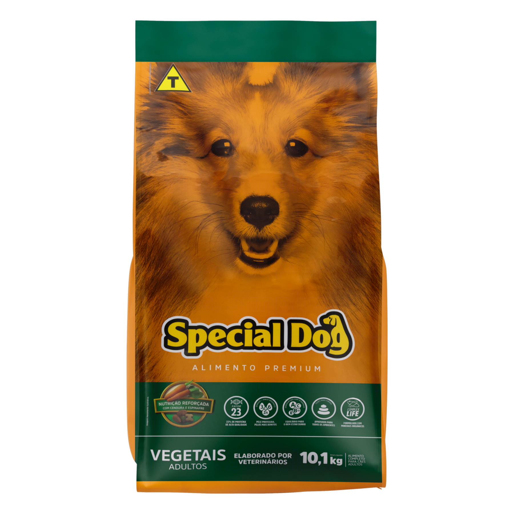 Alimento para Cães Adultos Vegetais Special Dog Premium Pacote 10,1kg