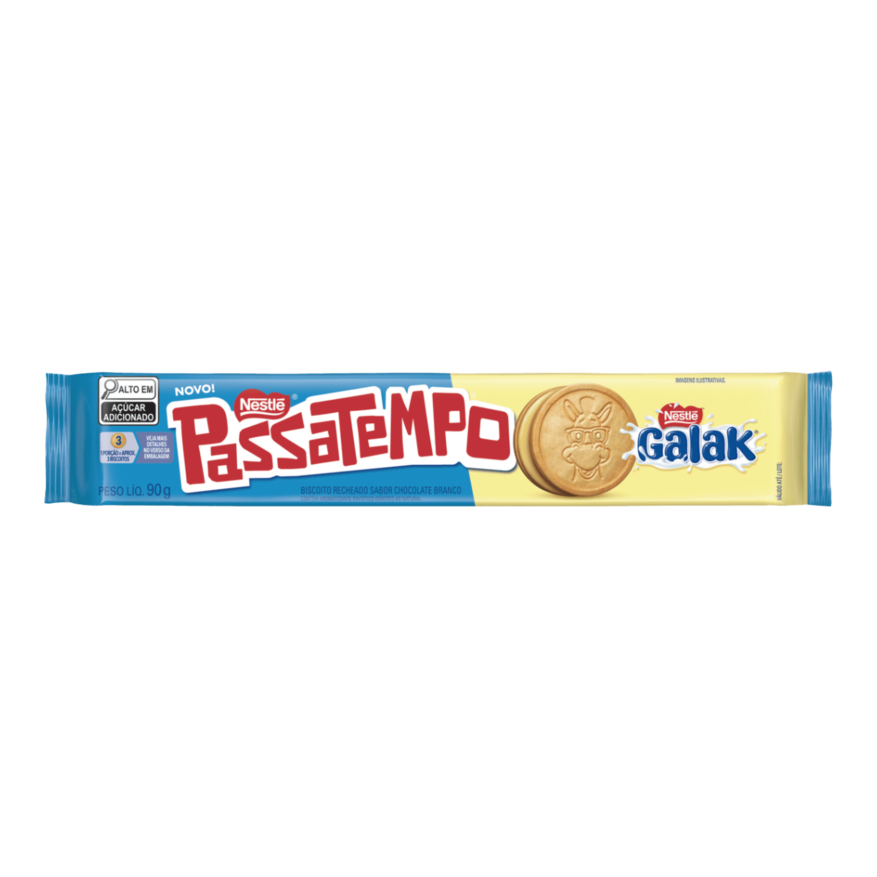 Biscoito Galak Passatempo Pacote 90g