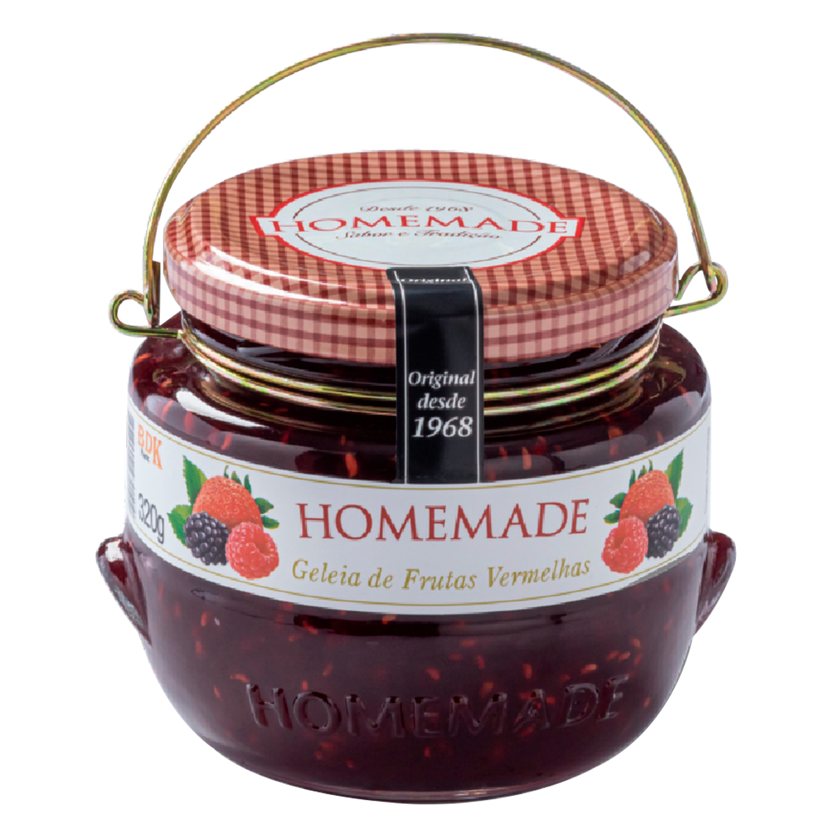 Geleia de Frutas Vermelhas Homemade Vidro 320g