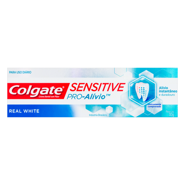 Creme Dental Real White Colgate Sensitive Pro-Alívio Caixa 110g