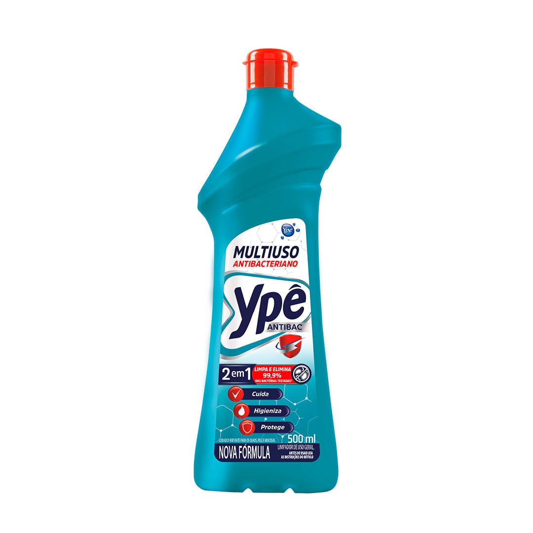 Limpador Multiuso Yp&ecirc; Antibac Squeeze 500ml