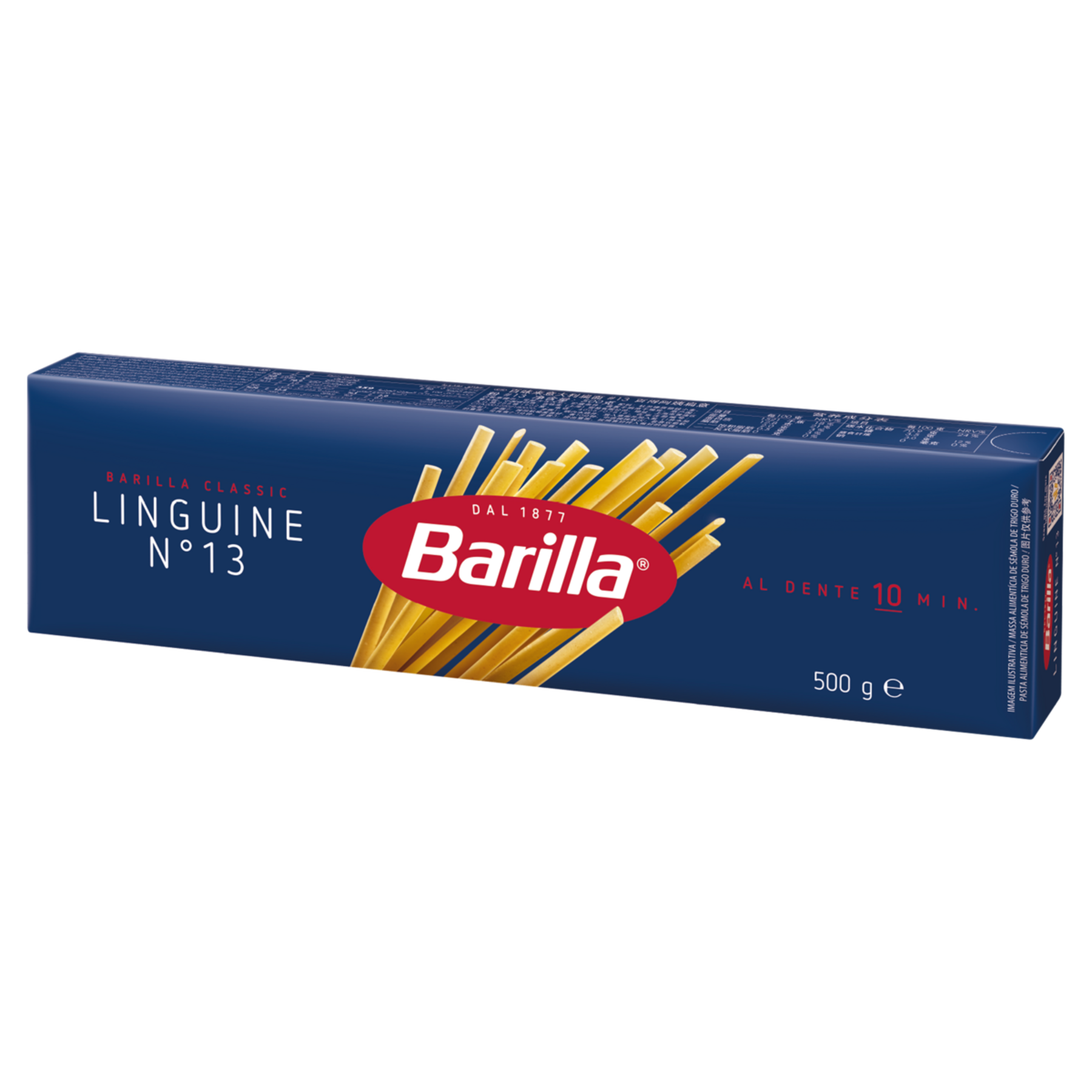 Macarrão de Sêmola de Trigo Duro Linguine 13 Barilla Classic Caixa 500g