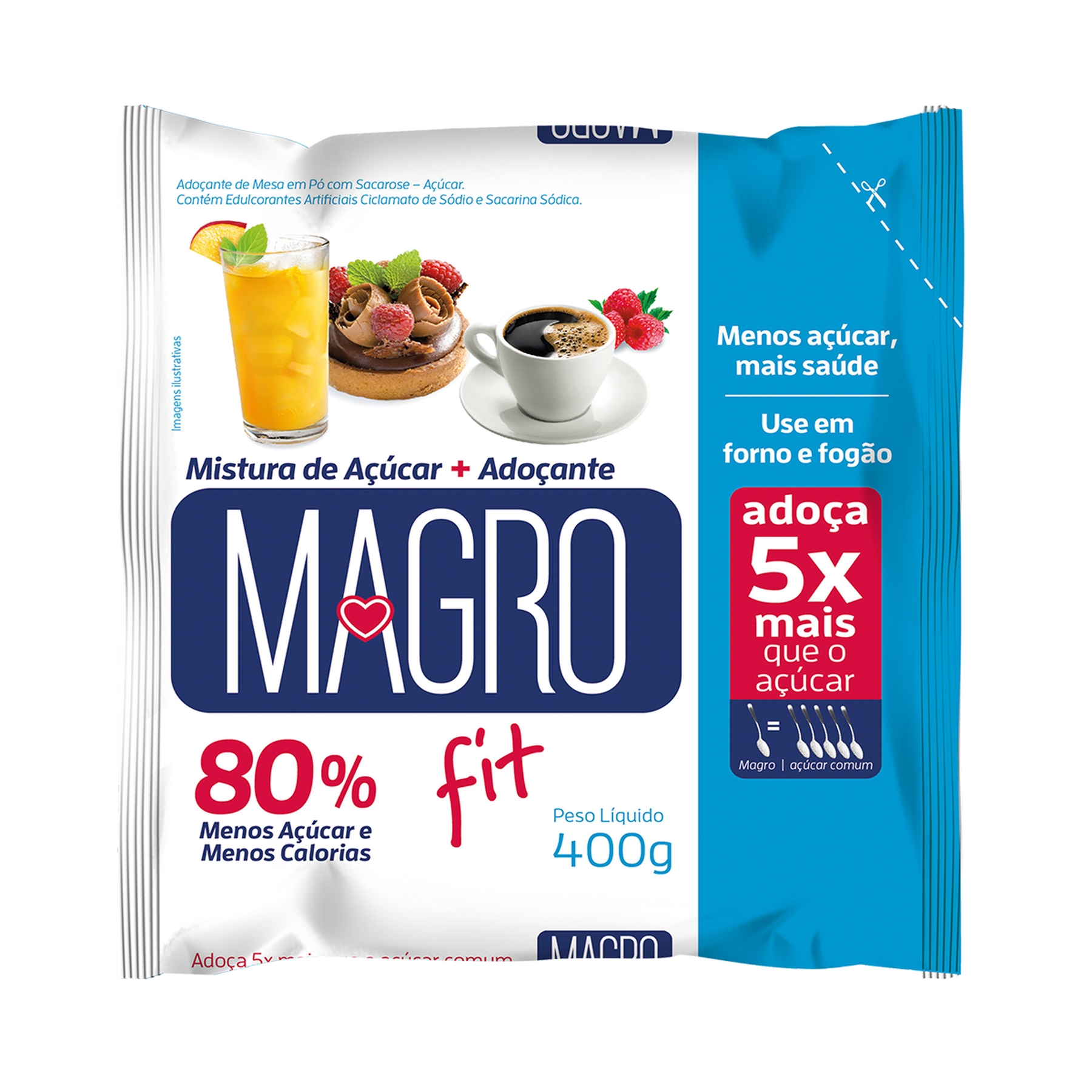 Adoçante em Pó Magro Fit Lowçucar 400g