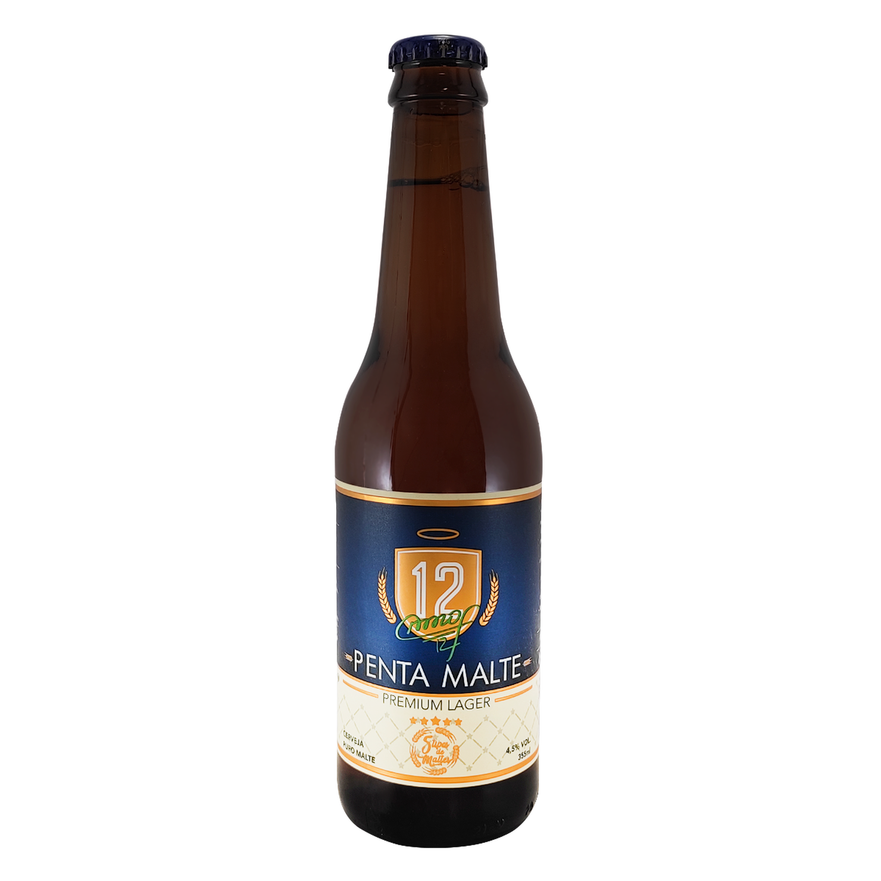 Cerveja Puro Malte Premium Lager 12 Penta Malte 355ml