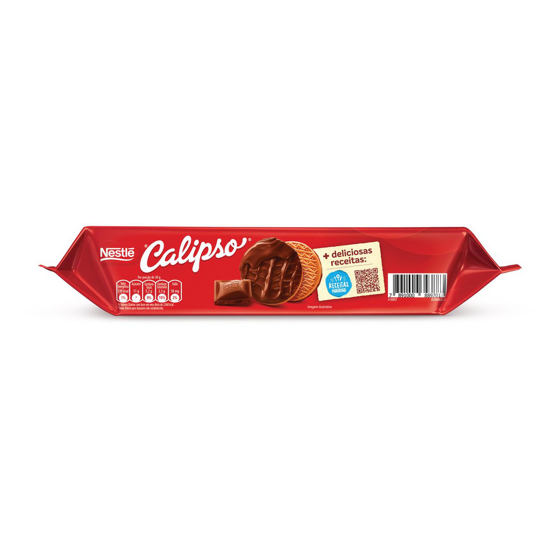 Biscoito Tostines Calipso Chocolate 130g