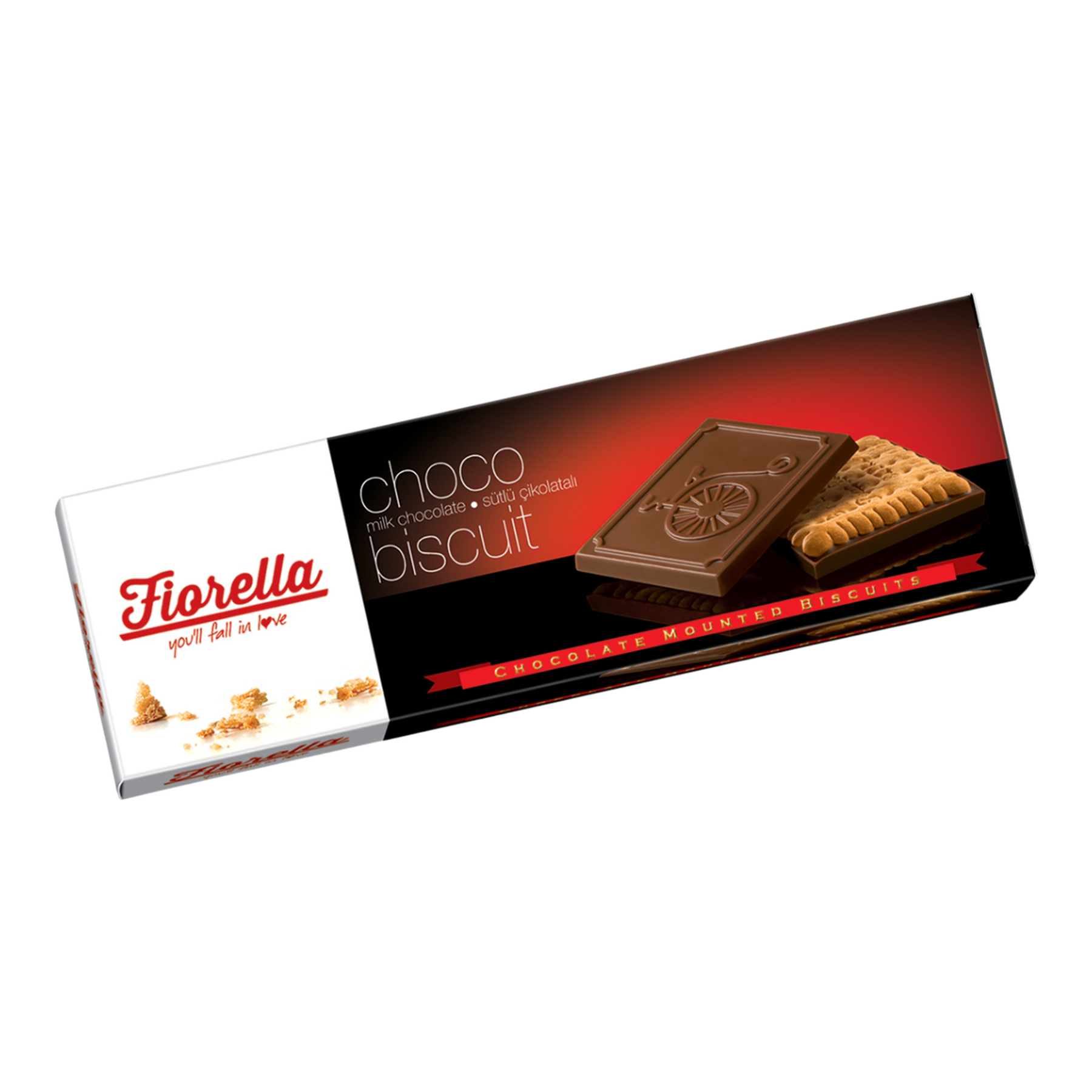 Biscoito Choco Biscuit Chocolate ao Leite Fiorella Caixa 68g