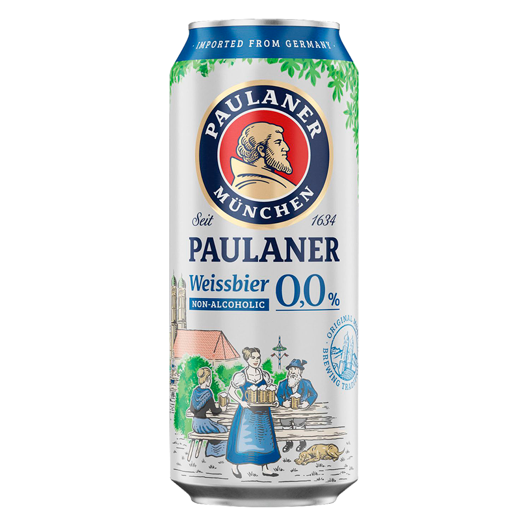 Cerveja Weissbier 0,0% Zero &Aacute;lcool Paulaner Lata 500ml