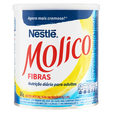 Composto Lácteo Fibras Nestlé Molico Lata 260g