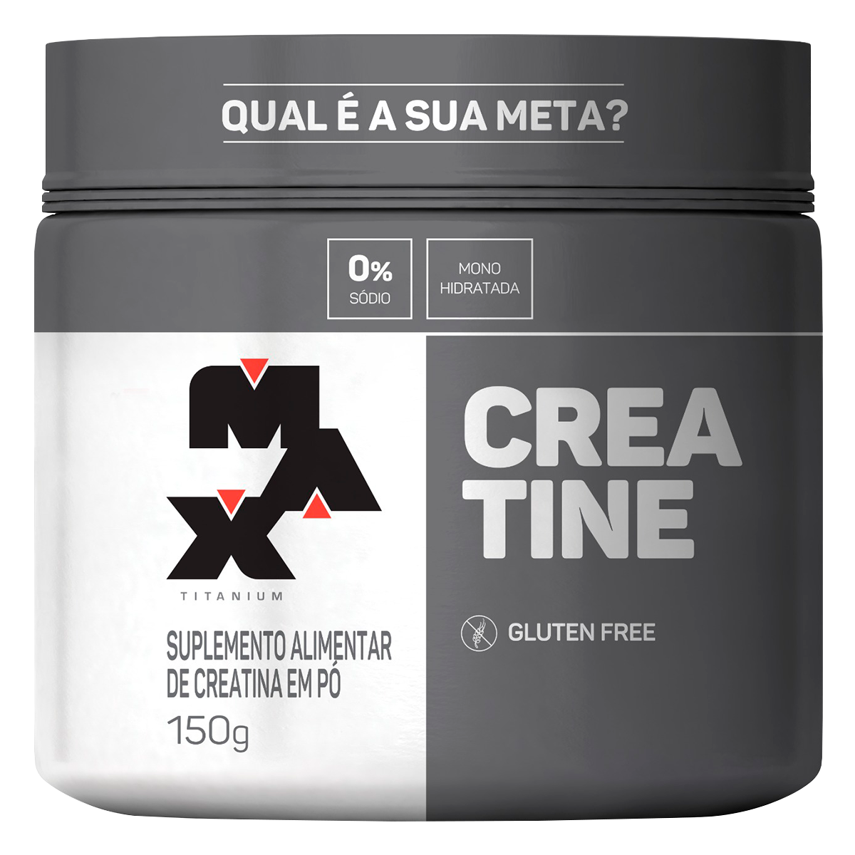 Suplemento Alimentar de Creatina em P&oacute; Max Titanium Pote 150g