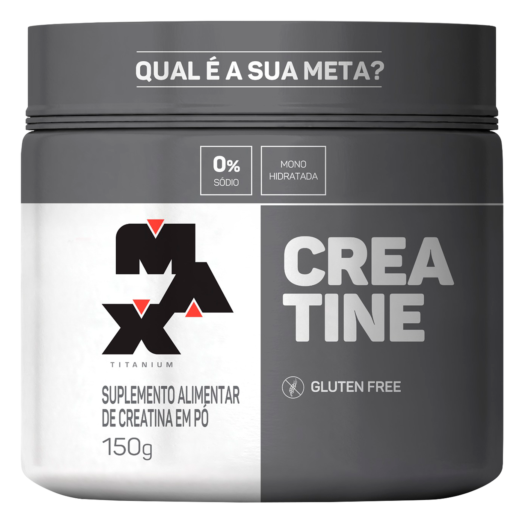 Suplemento Alimentar de Creatina em Pó Max Titanium Pote 150g