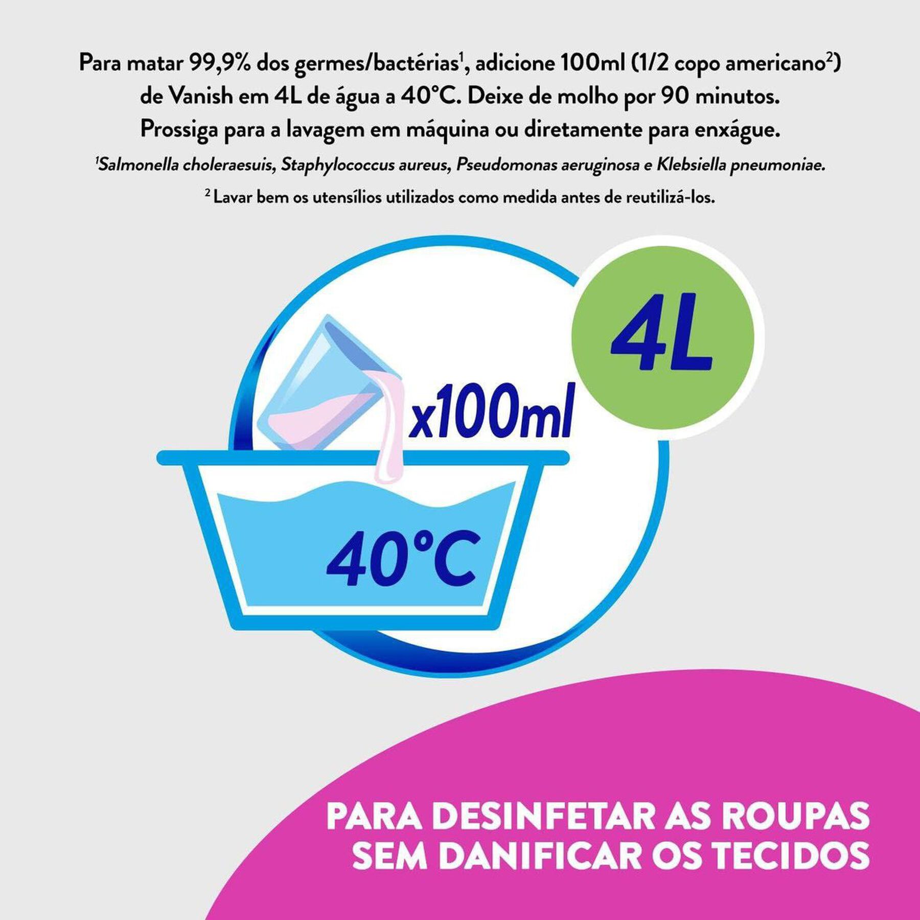Tira-Manchas Gel Multiuso Vanish Frasco 3l Leve Mais Pague Menos