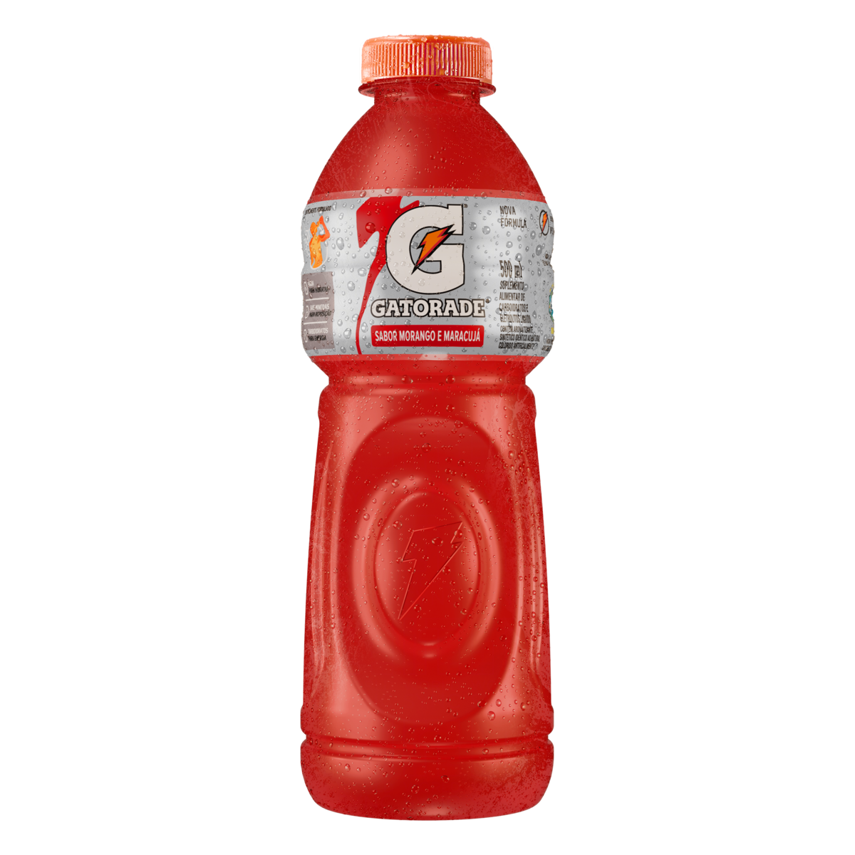 Isot&ocirc;nico Gatorade Morango e Maracuj&aacute; 500ml Garrafa