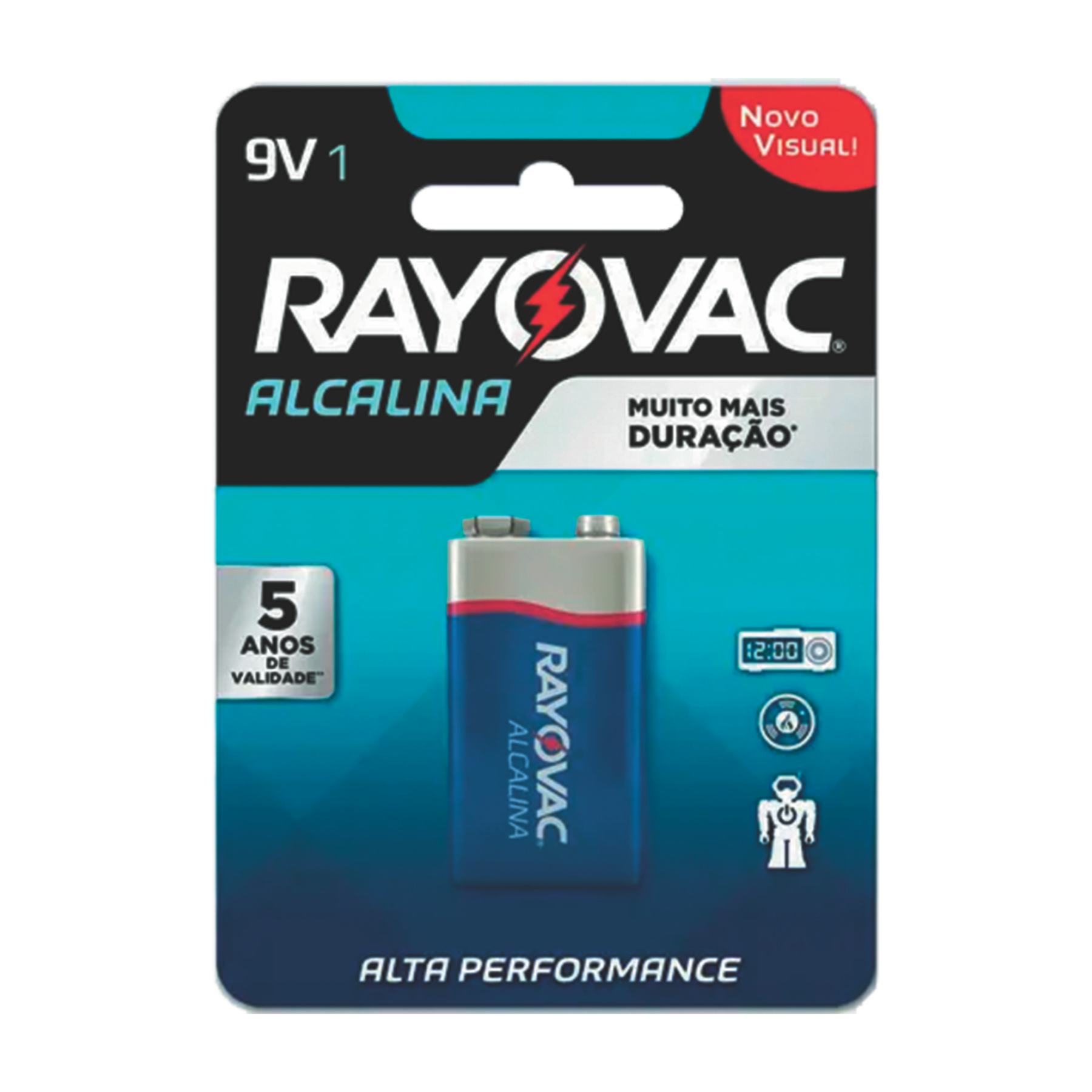 Bateria Alcalina Rayovac 9v