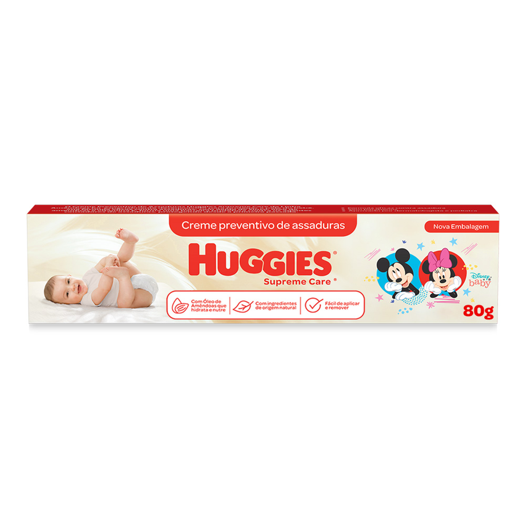 Creme Preventivo de Assaduras Huggies Supreme Care Caixa 80g