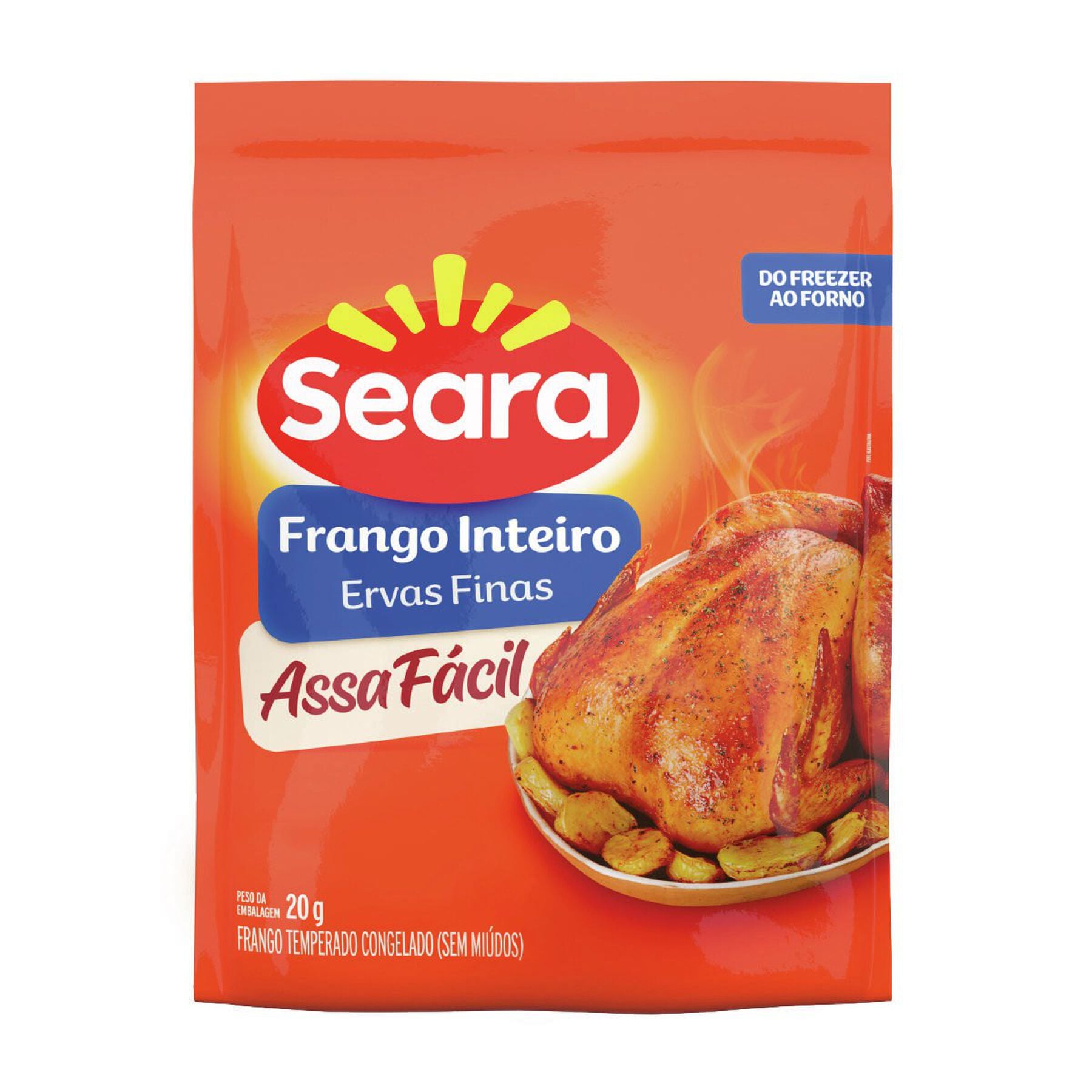 Frango Inteiro Ervas Finas Assa F&aacute;cil Seara aprox. 1.700g