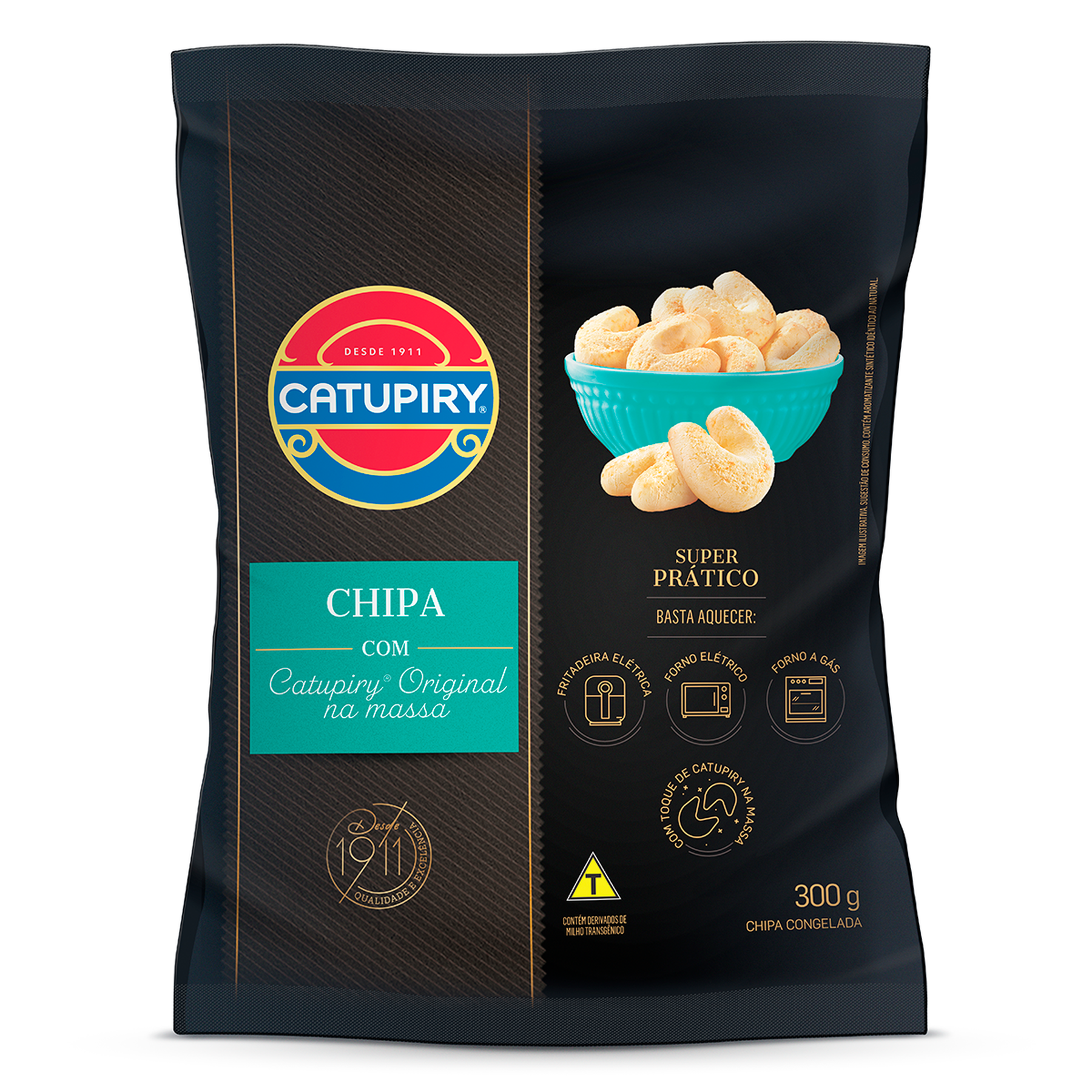 Chipa com Catupiry Original na Massa Catupiry Pacote 300g