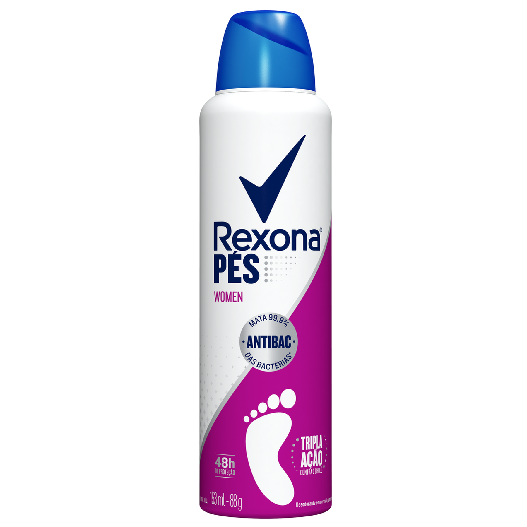 Desodorante Aerossol para os Pés Women Rexona Frasco 153ml