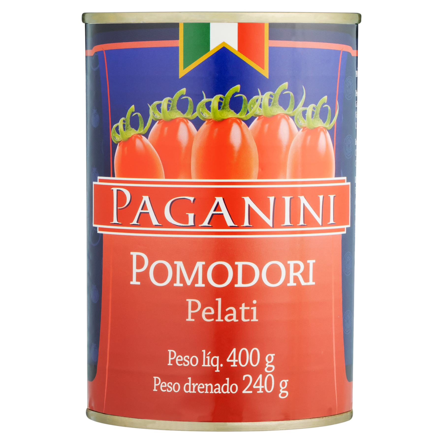 Tomate Pelado Paganini Lata 400g
