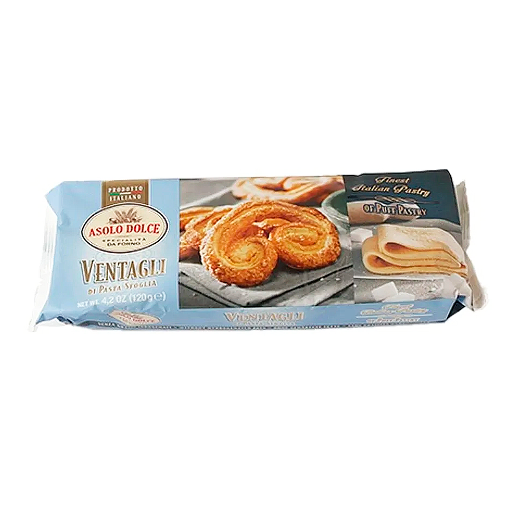 Biscoito Folhado Ventagli Asolo Dolce 120g