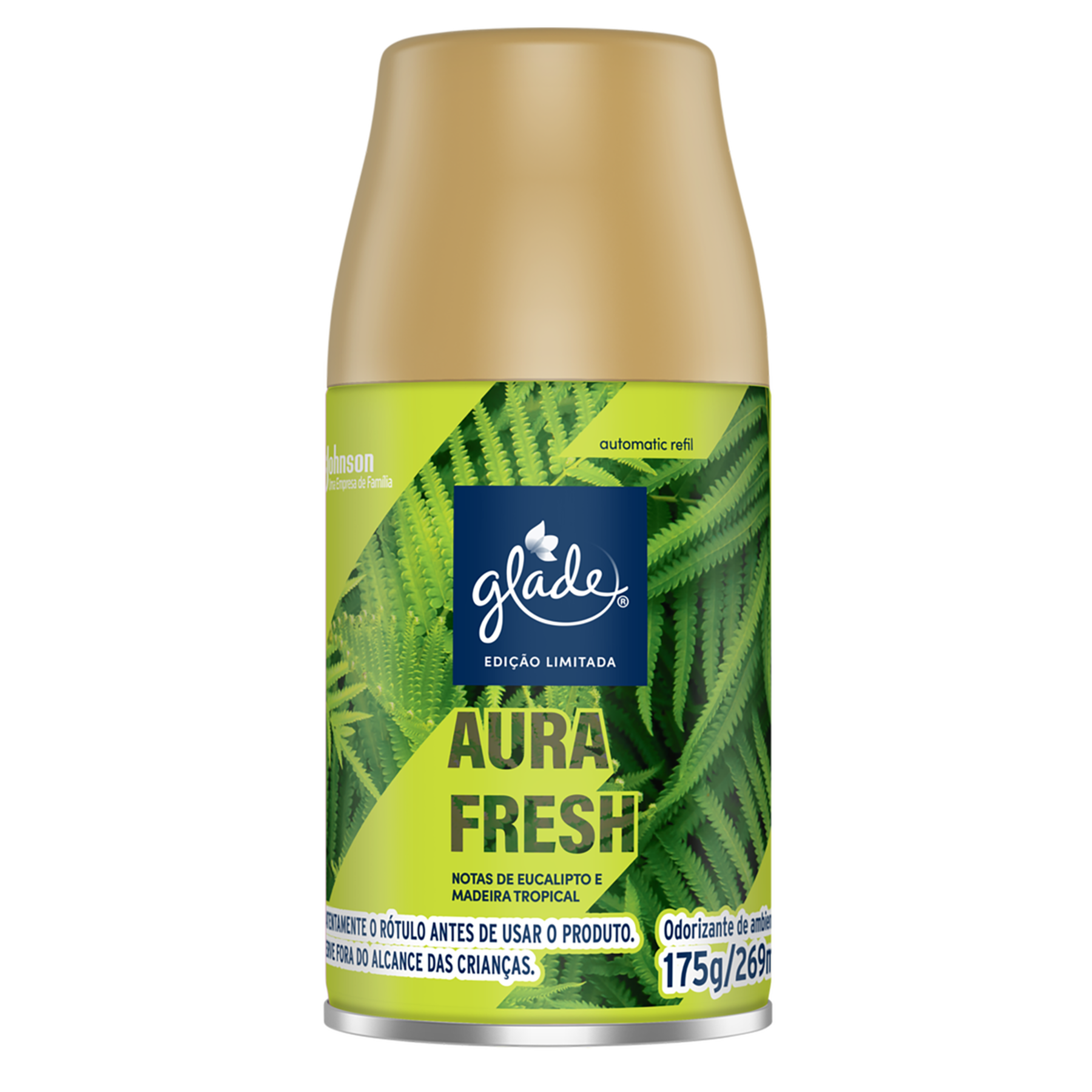 Odorizador de Ambiente Aura Fresh Glade Automatic Frasco 269ml Spray Refil 