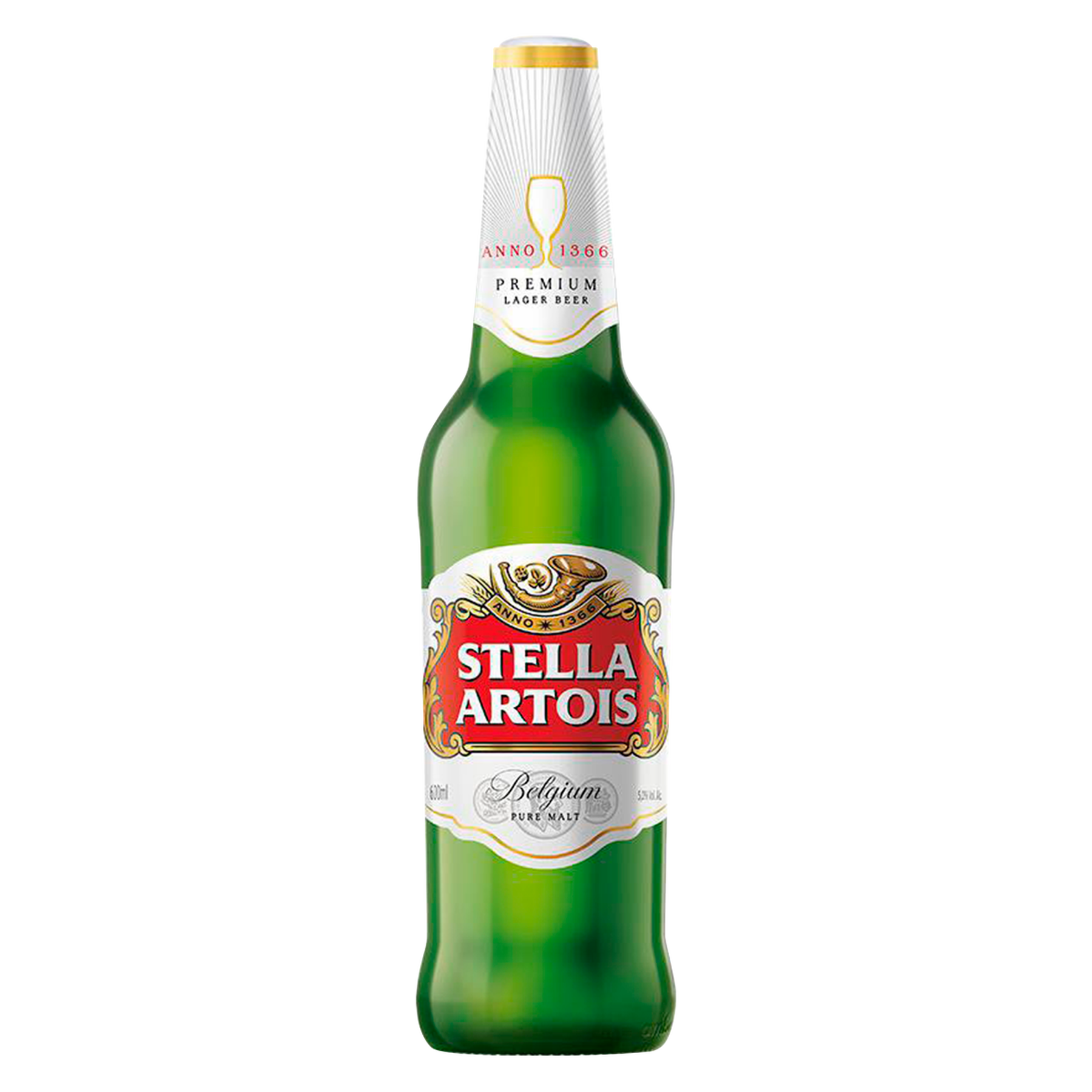 Cerveja Puro Malte Stella Artois Garrafa 600ml