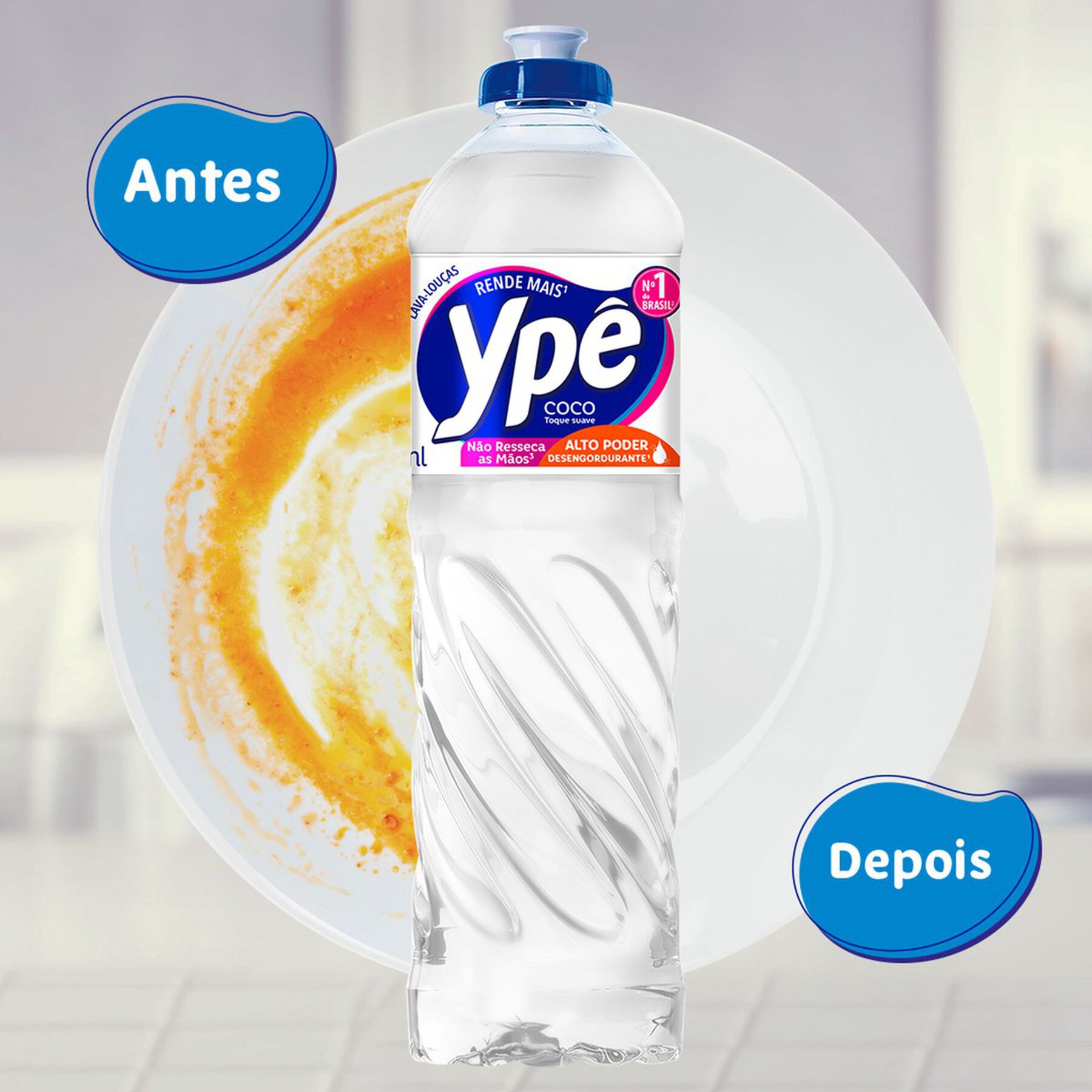 Detergente Líquido Coco Ypê 500ml