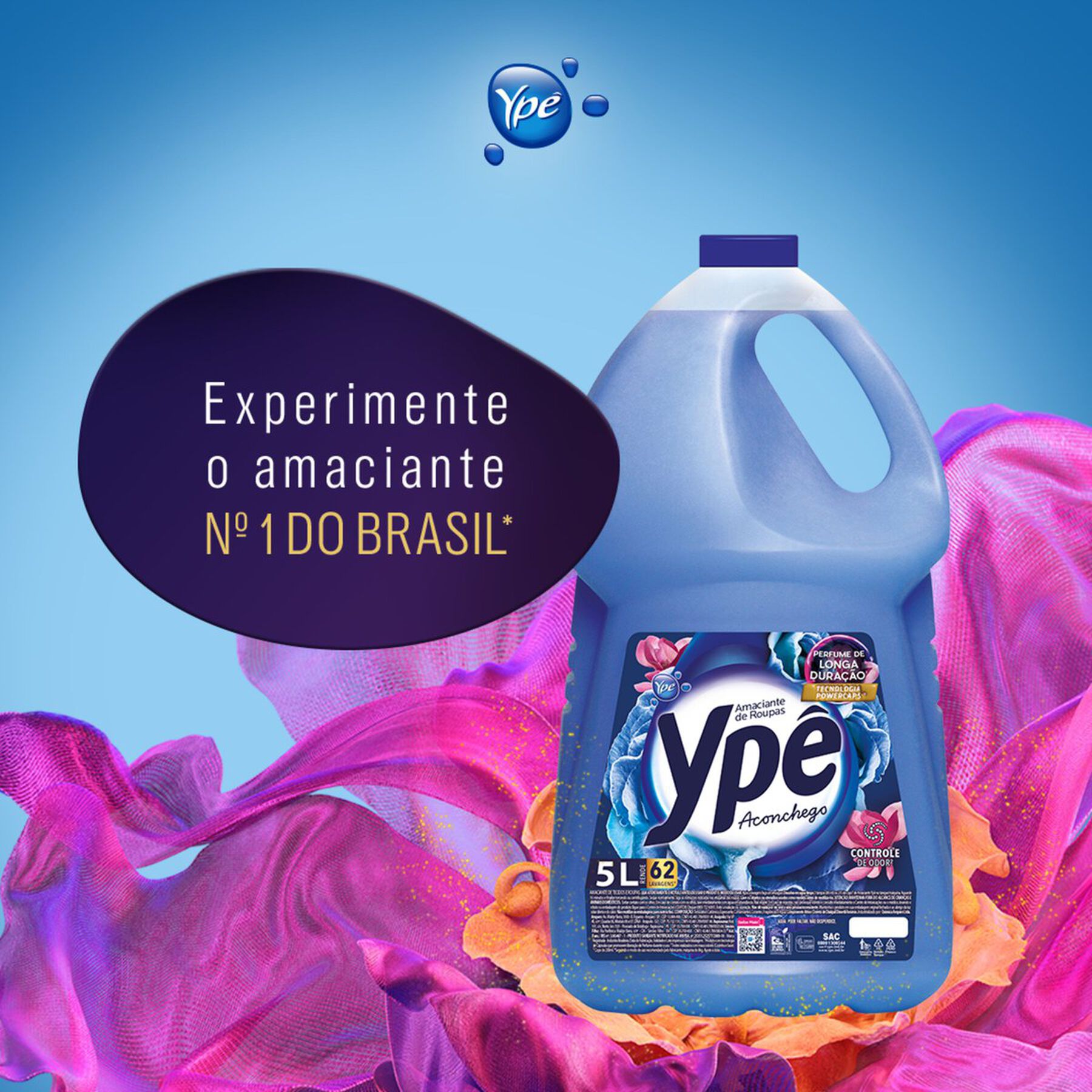 Amaciante de Roupa Aconchego Ypê Galão 5l