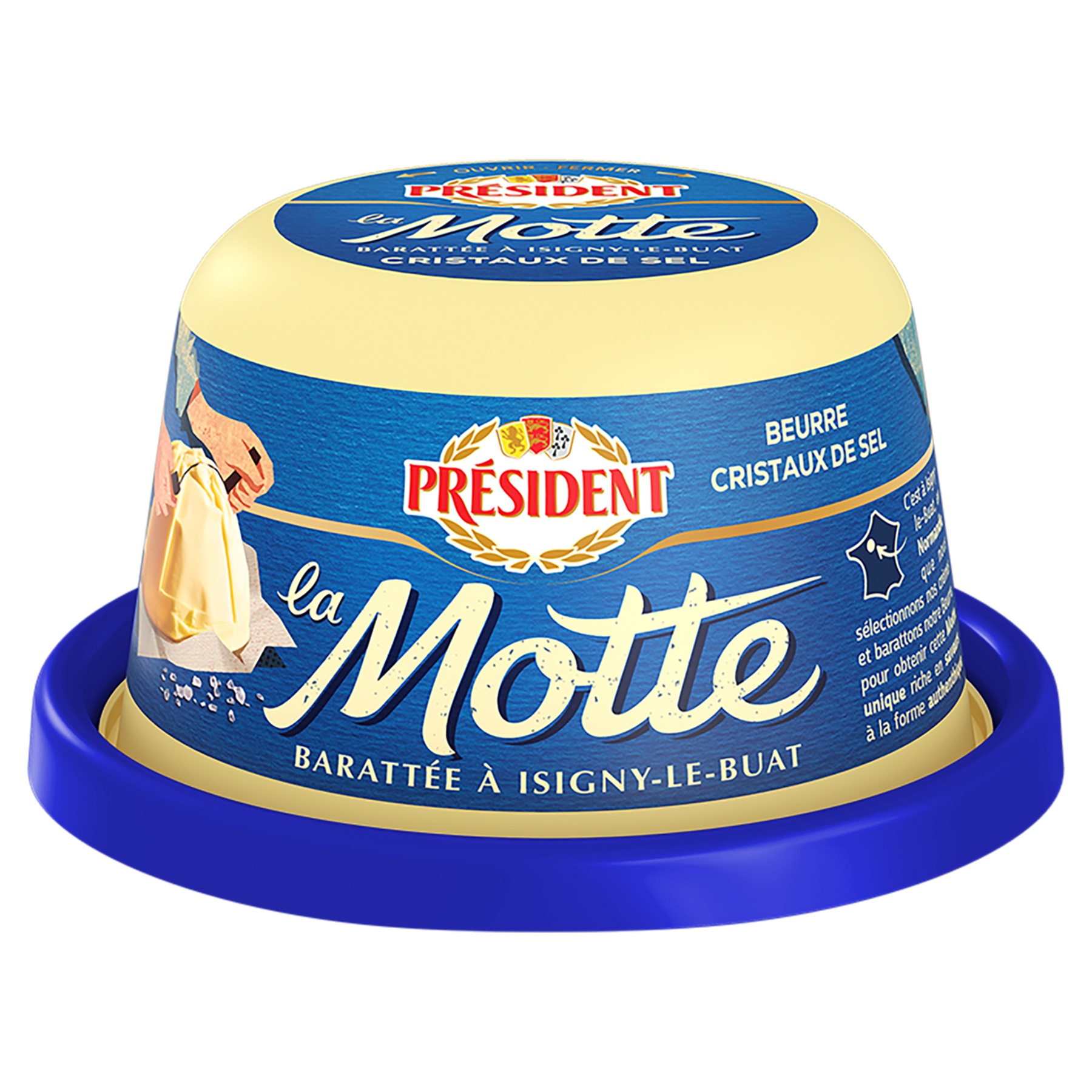 Manteiga com Sal Président La Motte Pote 250g