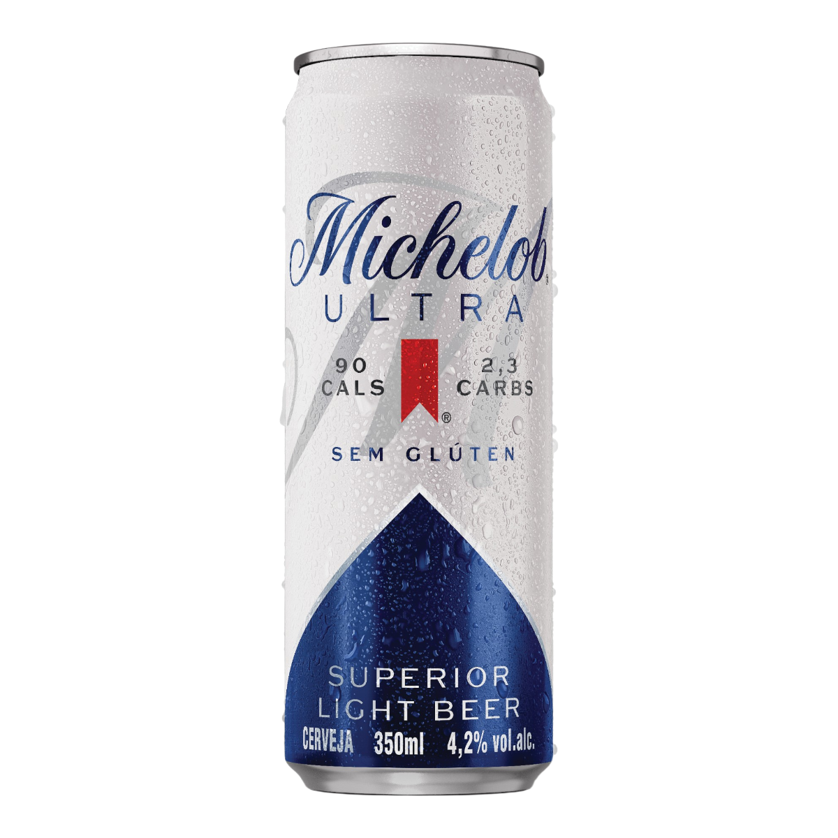Cerveja Superior Light Ultra Sem Gl&uacute;ten Michelob Lata 350ml