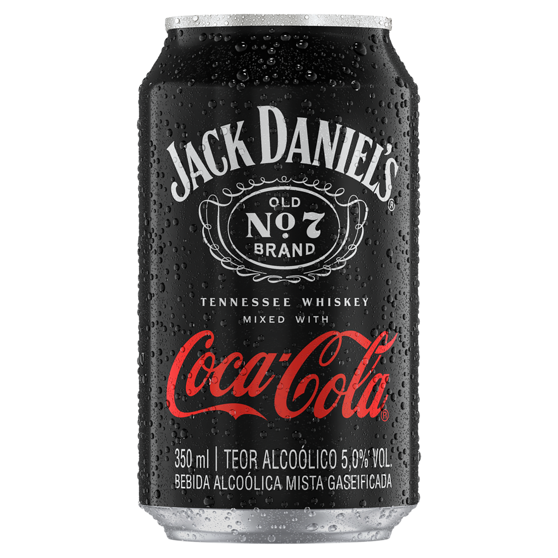 Bebida Mista Alcoólica Gaseificada Old No. 7 Jack Daniel's e Coca-Cola Lata 350ml