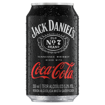 Bebida Mista Alcoólica Gaseificada Old No. 7 Jack Daniel's e Coca-Cola Lata 350ml