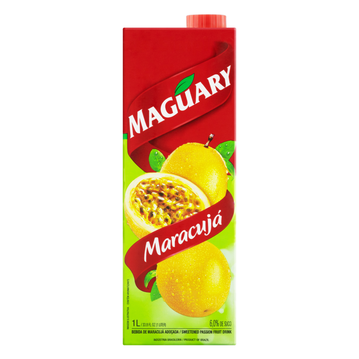 Bebida Ado&ccedil;ada Maracuj&aacute; Maguary Caixa 1l