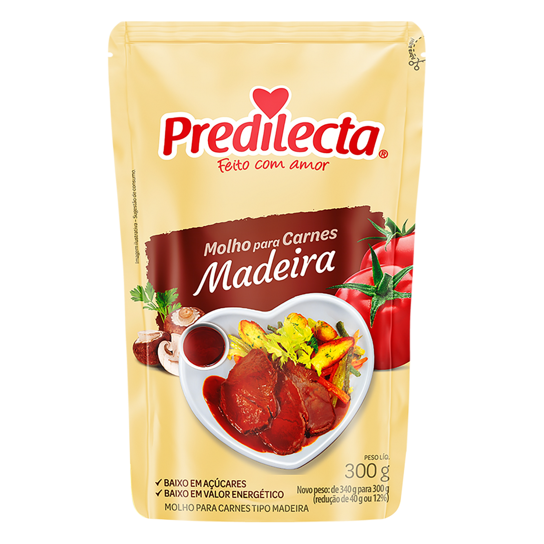 Molho Madeira para Carne Predilecta Sachê 300g