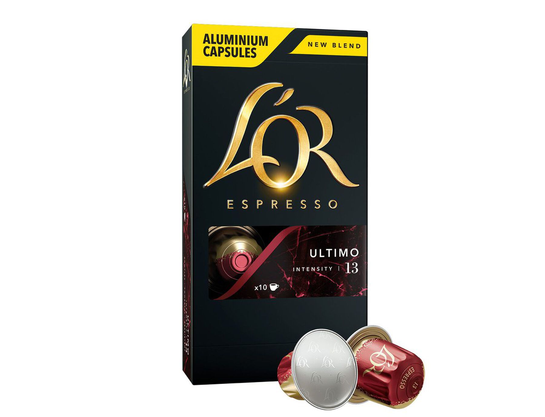 Café em Cápsula Torrado e Moído Espresso Ultimo L'or Caixa 52g C/10 Unidades