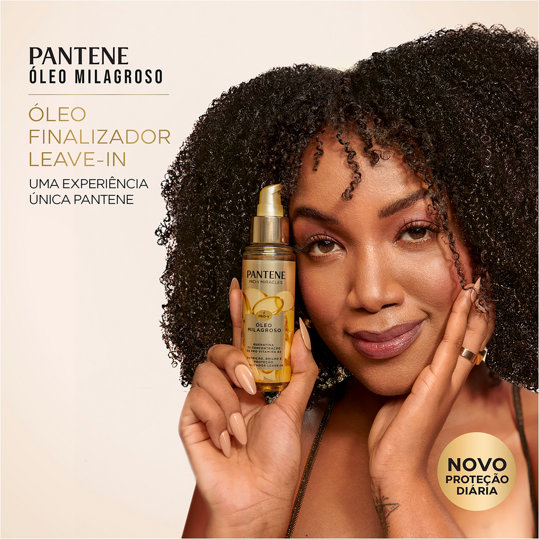 Finalizador Tratamento Leave-In Óleo Milagroso Pantene Frasco 95ml Pump