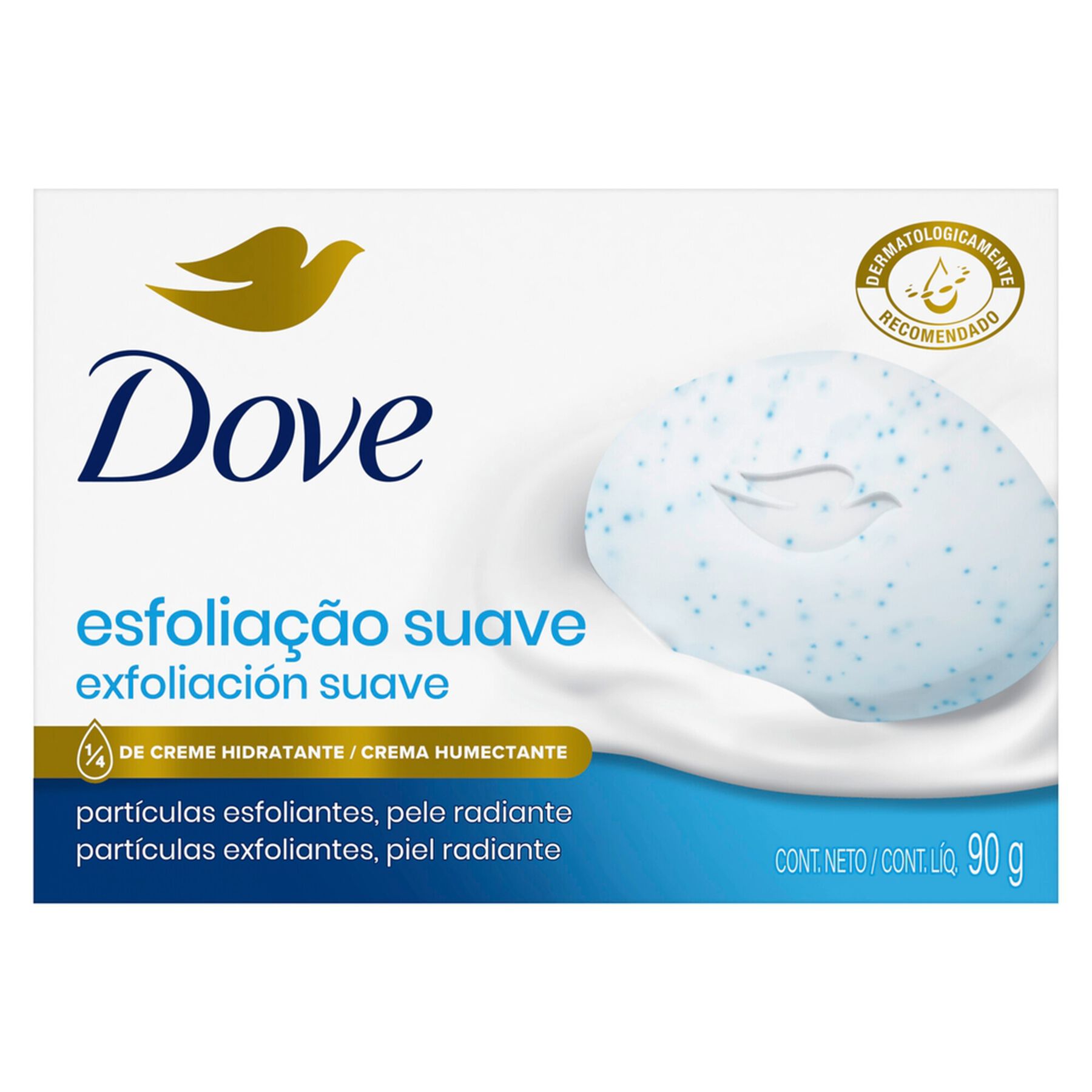 Sabonete em Barra Esfoliação Suave Dove Caixa 90g